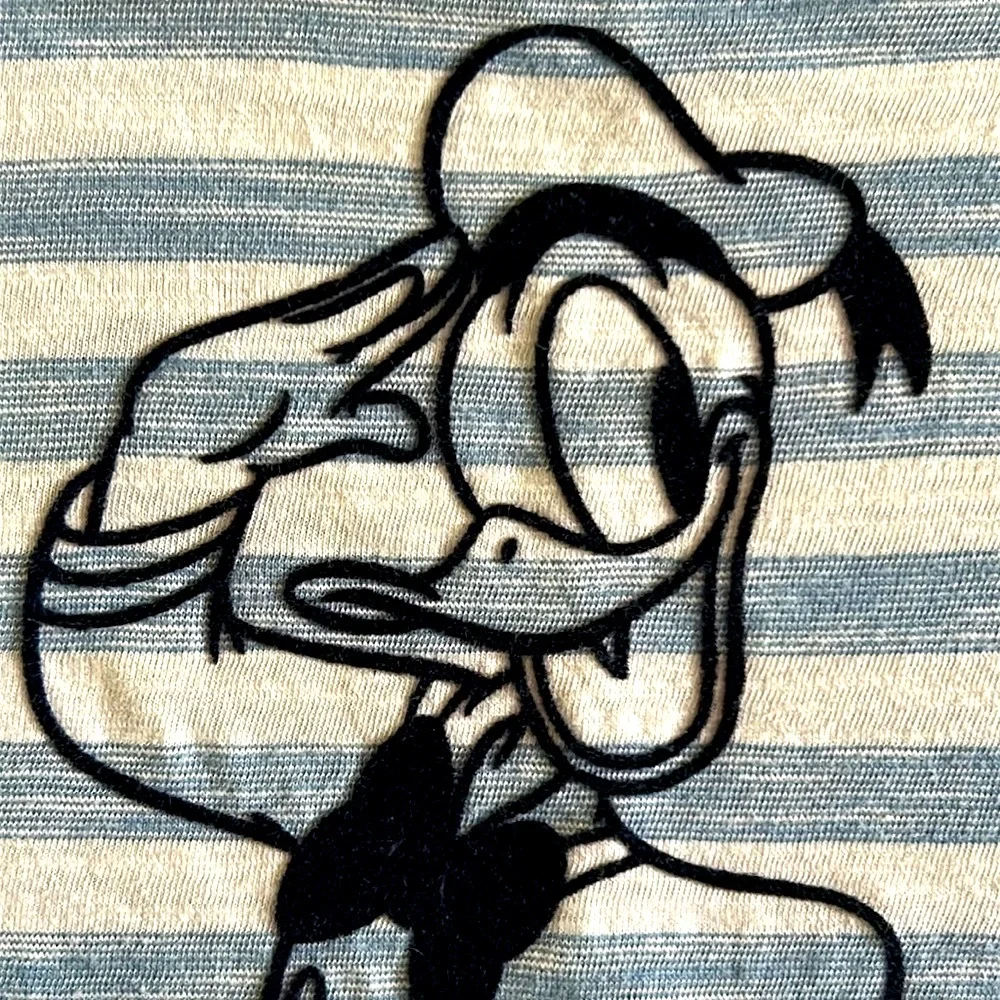 Hanna Andersson Donald‎ Duck Cotton Striped Short Sleeve Shirt Size 4 (100 cm)